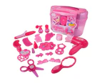 15Pcs Girl Mini Simulation Makeup Hair Accessory Model Kit Kids Pretend Play Toy Random Style