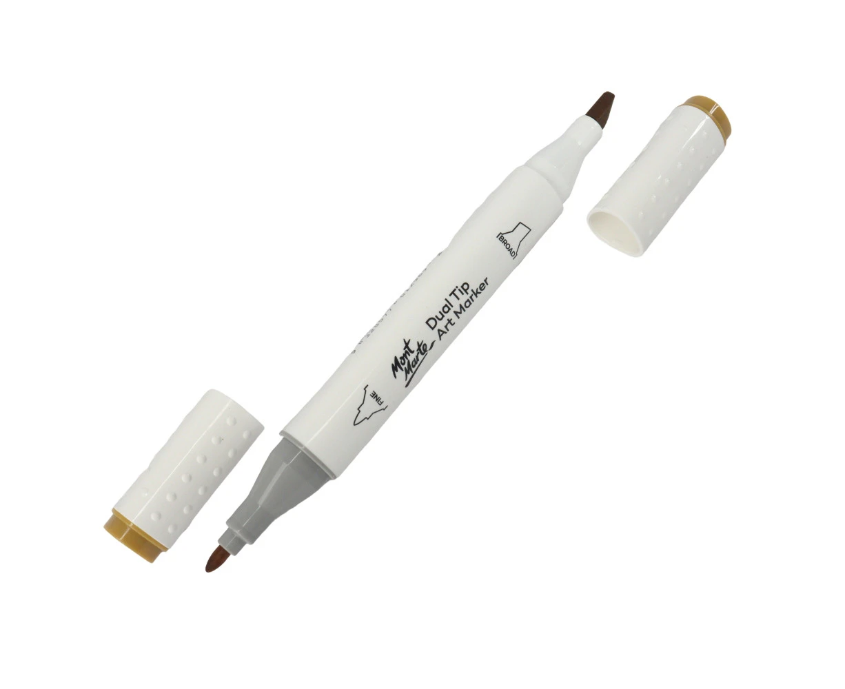 Mont Marte Dual Tip Alcohol Art Marker - Yellow Ochre E1