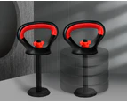 BLACK LORD Adjustable Kettlebell Handles for Weight Lifting Plates Push Up