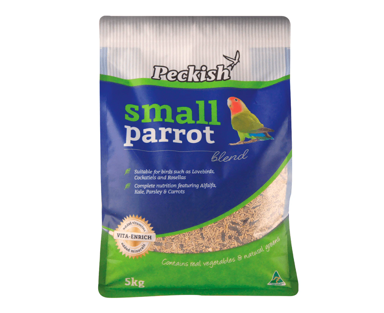 Peckish Small Parrot Blend Feed Pellets for Lovebirds & Cockatiels 5kg