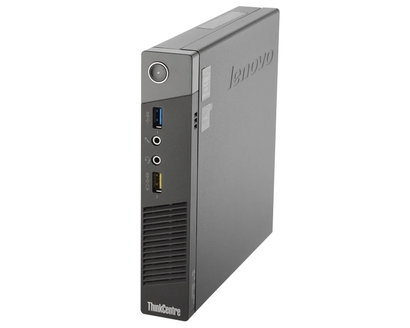 Lenovo ThinkCentre M93P Tiny Desktop PC i5-4570T 2.9GHz 8GB RAM 240GB SSD W10P | Refurbished - Refurbished Grade A