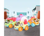 3/8Pcs Mini Cute Cartoon Inertial Car Truck Vehicle Set Kids Playing Toy Gift