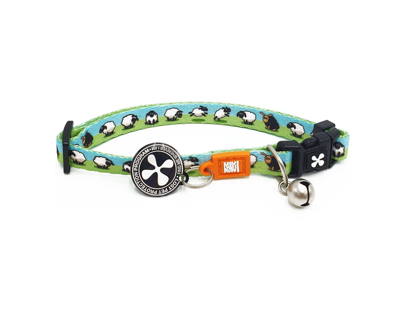 Max & Molly Smart ID Cat Collar - Black Sheep