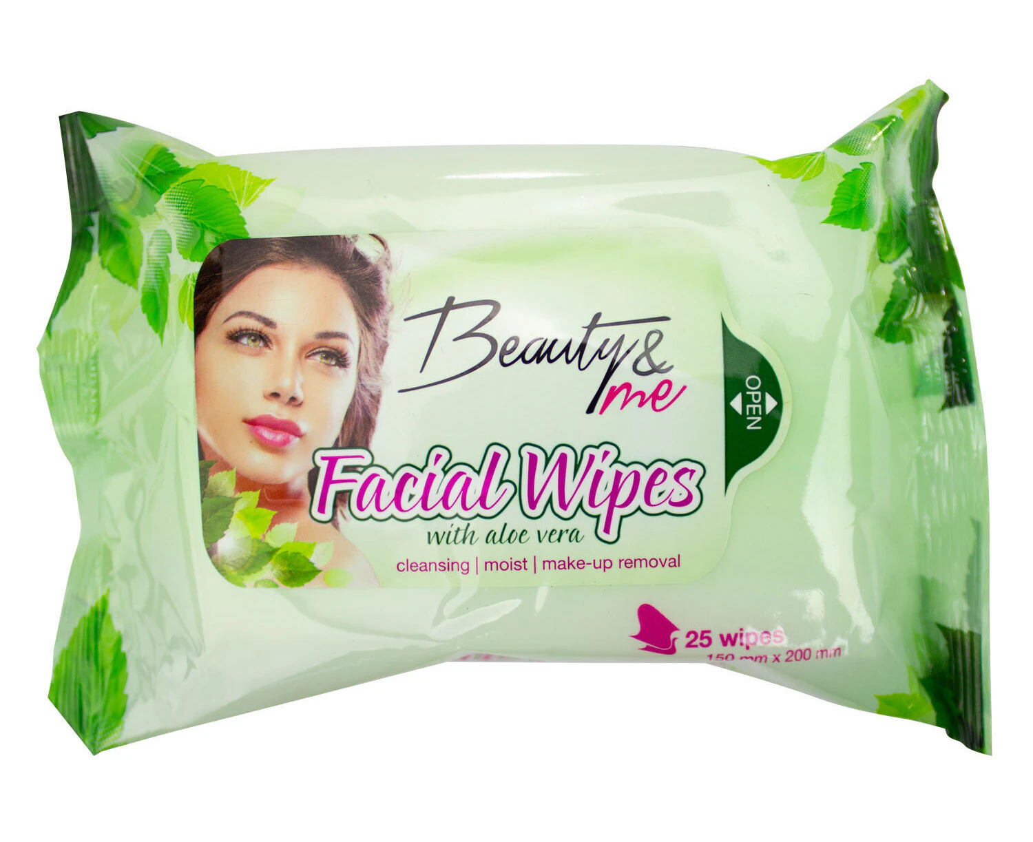 Beauty & Me Facial Wipes with Aloe Vera