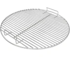 BBQ Shiny Nickel Plated Steel Cooking Grid for Weber Charcoal Grills,jom Barbecue Grill,Smokey Mountain Cooker Smoker,17.5" A