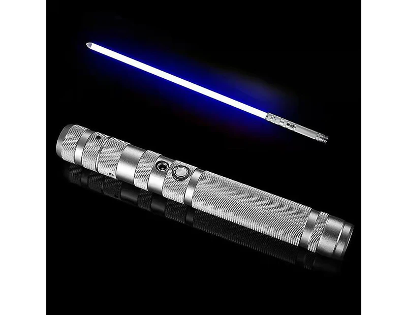 Light Saber Laser Sword Rgb 7 Colors Changeable Electronic Light Sword Fx Sound SILVER