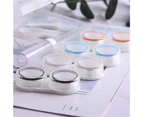 4 Pairs Of Portable And Practical Simple Contact Lens Case Travel Storage