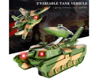 Army Plane Toy Musical Transformable Lighting