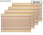 Set of 4 Ecology Sedona Placemats - Sand