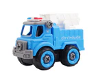 Auto Toy Polished Smoothly Fun Plastic Children Puzzle Disassembly Engineering Vehicle for Child C