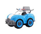 Auto Toy Polished Smoothly Fun Plastic Children Puzzle Disassembly Engineering Vehicle for Child A