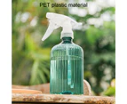 Spray Bottle Watertight Anti-slip Plastic Large Capacity Plants Misting Bottle for Indoor - Mint Green