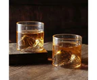 200/300ml Whiskey Glasses Unique Exquisite Workmanship Mount Fuji Craft Premium Fashion Drinking Glass for Scotch Lovers 2ML