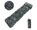 Ultralight Sleeping Pad with Built-in Pillow, Inflatable Camping Mattress for Backpacking, Traveling and Hiking