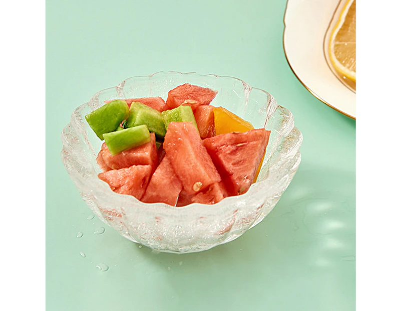 Ice Bowl Mold Food Grade Handle Design Plastic All-Purpose Salad Ice Cream Food Bowl Mold Maker Kitchen Supplies  L White