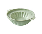 Ice Bowl Mold Food Grade Handle Design Plastic All-Purpose Salad Ice Cream Food Bowl Mold Maker Kitchen Supplies  S Light Green