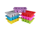 Multipurpose Cake Mold Food Grade Silicone BPA Free 4 Grids Butter Mold Kitchen Tool  Random Color