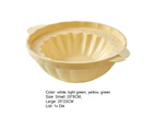 Ice Bowl Mold Food Grade Handle Design Plastic All-Purpose Salad Ice Cream Food Bowl Mold Maker Kitchen Supplies  L Yellow