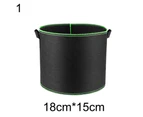 Non-woven Fabric Planting Bag Handle Round Flower Pot Container Gardening Tool-40*30cm