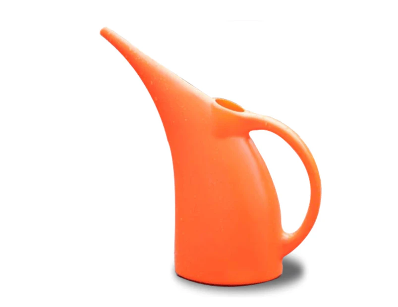 Watering Can Large Capacity Long Spout Dual Use Gardening Flower Watering Spray for Garden-Orange 3L