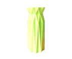 Geometric Origami Vase Flower Arrangement Pot Container Home Office Table Decor-Light Green