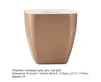 Flower Pot Self Watering Heat Resistant PP Automatic Draining System Planter Household Supplies-Champaign Gold L