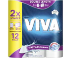 Viva Double Length Cleaning Paper Towels 12 x 120 Sheets