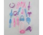 55Pcs/Set Pretend Play Toys Cute Realistic Plastic Toiletry Set Doll Accessories for Girls Sets