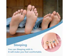 Silicone Toe Separator Reusable Pedicure Toe Divider Toe Nail Manicure Divider for Nail Polish Application