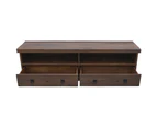 Florence  ETU Entertainment TV Unit 180cm 2 Drawer Solid Mango Timber Wood