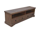 Florence  ETU Entertainment TV Unit 180cm 2 Drawer Solid Mango Timber Wood