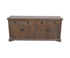 Florence  Buffet Table 180cm 2 Door 4 Drawer Solid Mango Timber Wood