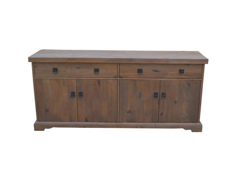 Florence  Buffet Table 180cm 2 Door 4 Drawer Solid Mango Timber Wood