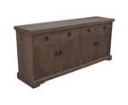 Florence  Buffet Table 180cm 2 Door 4 Drawer Solid Mango Timber Wood