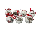 Australian Animals Baubles Pack 75mm x 7pk