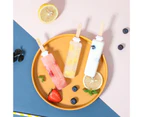 1 Set Ice Pop Mold Precisely Detail DIY Craft Plastic Easy Release Ice Cream Maker with Lid Household Supplies Green A