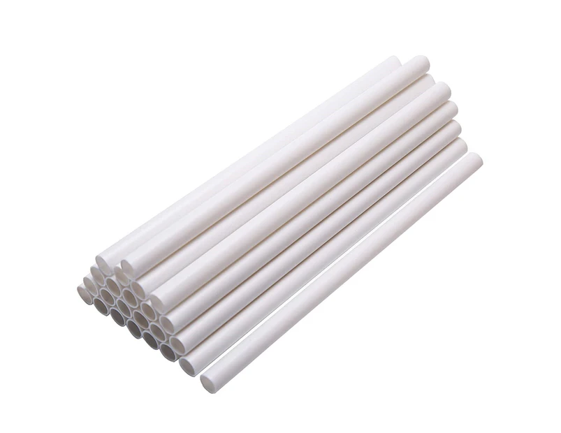24Pcs/Set Sturdy Smooth Surface Cake Support Rod Plastic Stable Food-grade Cake Support Stick for Home 21cm