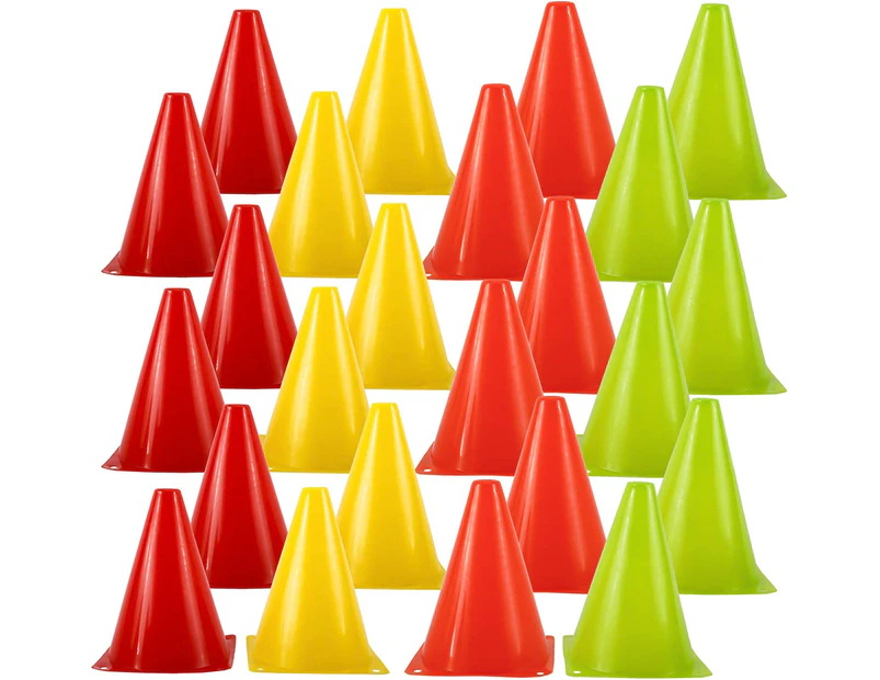 Inch Plastic Traffic Cones Sport Training Cone Sets-Indoor/Outdoor and Festive Events