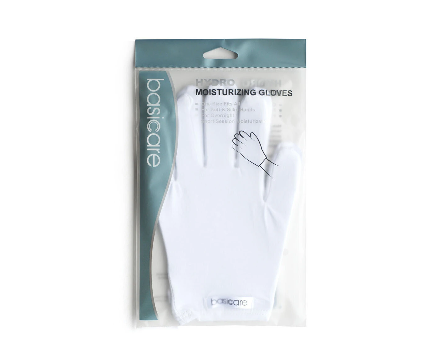 Basicare Hydro Moisturising Gloves White