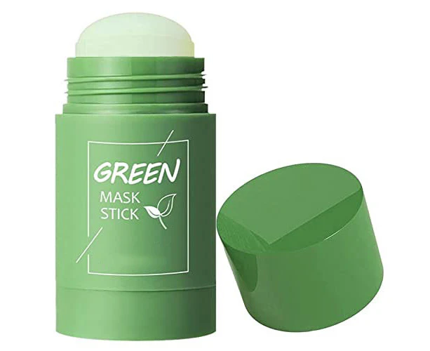 Green Tea Mask Clay Stick For Face | Poreless Deep Cleanse Mask Stick | Acne Face Mask | Blackhead Remover | Works For All Skins But Sensitive | Purifying