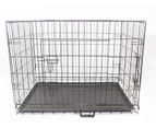 YES4PETS 48' Portable Foldable Dog Cat Rabbit Collapsible Crate Pet Rabbit Cage with Cover