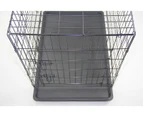 YES4PETS 48' Portable Foldable Dog Cat Rabbit Collapsible Crate Pet Cage with Cover