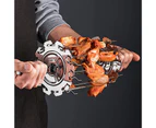 Barbecue Cage Innovative Delicate Stainless Steel Rotating Drill Foods Skewer Oven Accessories for Picnic Short