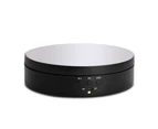 Electric Rotating Turntable Round Display Holder Stand Intelligent Charging Black