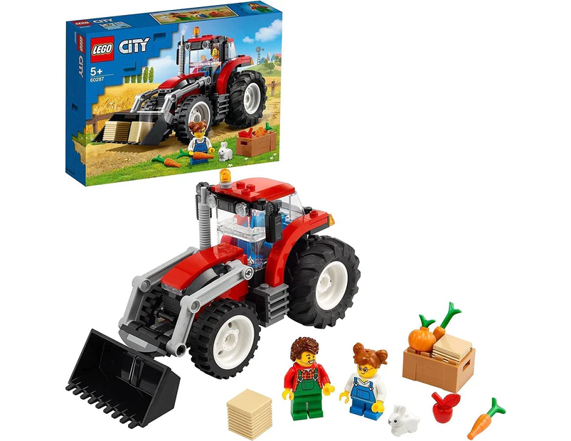 LEGO City Tractor 60287 Building Kit Car Truck Toy Playset Set