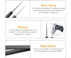 Tweezers Set - Tweezers - Model Kit - Anti-Static Tweezers - Small Kit for Electronics Repair, Jewelry Making, Industry (Black)