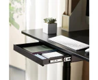 Desky Ultra Slim Under Desk Drawer - Black