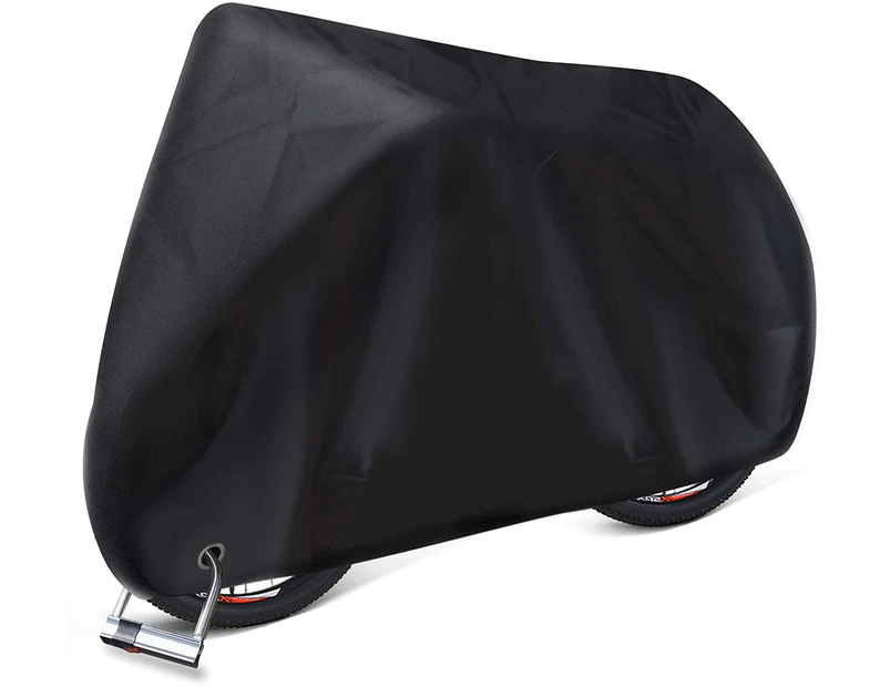 Bike Cover, 190T Polyester Taffeta With Silver Coating Anti-Dust Rain Cover With Uv Protection Storage Bag For Outdoor Mountain Bike Storage