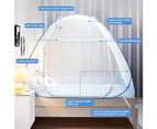 Pop-up bed mesh tent with bottom, foldable design bed cover for bedroom and outdoor travel, easy to install and clean