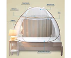 Mosquito net, folding bed, foldable mosquito net, portable travel mosquito net, mosquito repellent camping tent, fine mesh